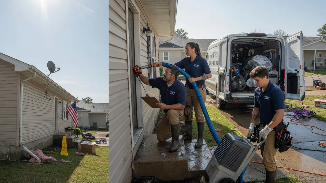 Ceiling Water Damage Restoration in Deepwater, MO near me